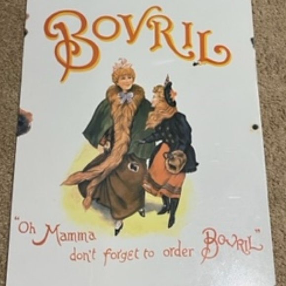 Vintage Reproductiion Metal Wall Art Advertising Bovril 12x15.75 - Picture 2 of 9